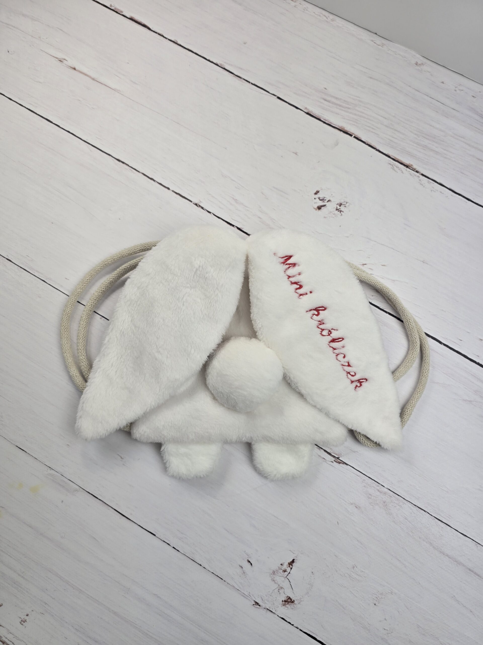 Workoplecak Króliczek "Mini króliczek" rozm.S